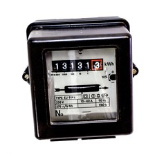 isolated counter of electrical energy consumption with the numbe