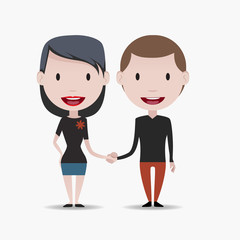 Couple illustration