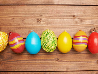 Easter eggs copyspace composition