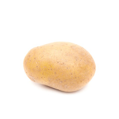 Brown potato isolated
