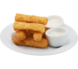 Cheese sticks with a delicious sauce