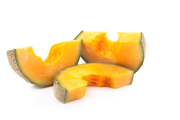 melon isolated on white background