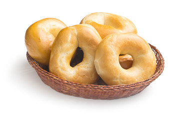 bagels in basket