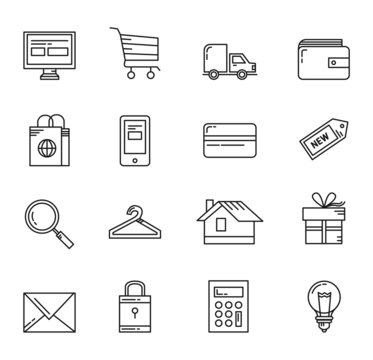 Shopping Basic Icons