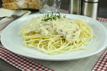 spaghetti à la carbonara