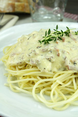 spaghetti à la carbonara