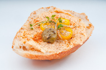 Obatzda Brötchen