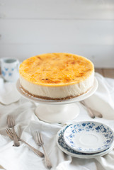 creme brulee cheesecake