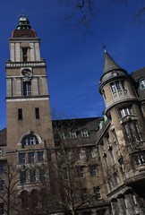 Rathaus Friedenau am Breslauer Platz in Berlin