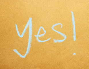 word yes