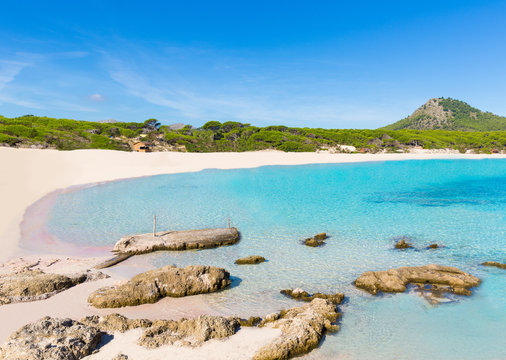 Majorca Cala Agulla beach in Capdepera Mallorca