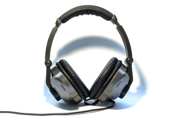 Fototapeta na wymiar Headphones for DJ
