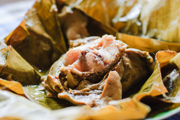 steamed fish curry custard