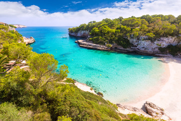 Majorca Cala Llombards Santanyi beach Mallorca - obrazy, fototapety, plakaty