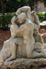 Fototapeta na wymiar .Statue in Rodin Museum in Paris