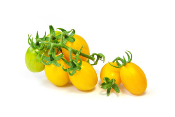 Organic yellow grape tomato