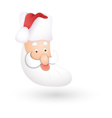 Santa Claus Socks Vector