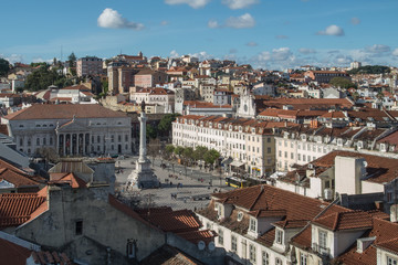 Obraz premium Lizbona z góry 1