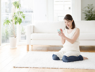 スマートフォン・妊婦