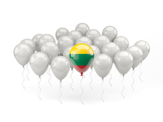 Air balloons with flag of lithuania