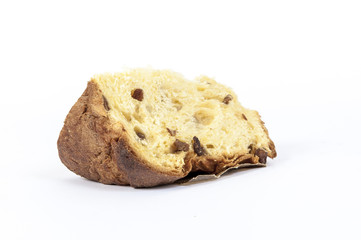 Slice of panettone