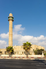 Fototapeta na wymiar Ancient mosque in the Israeli city of Jaffa