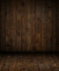 Empty wooden background and floor