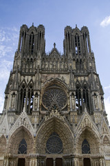 Fototapeta na wymiar Cattedrale di Reims