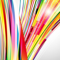 Abstract bright striped background.