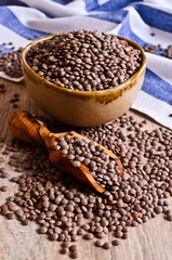 Green lentils