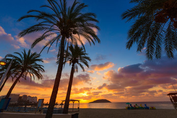 Mallorca sunrise in Magaluf Palmanova beach © lunamarina