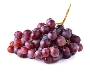 red grape isolated on white