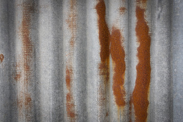 rusty old zinc texture background