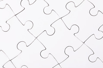 Complete puzzle / jigsaw template for print