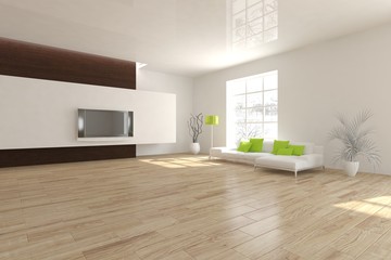 Fototapeta premium modern 3d interior design