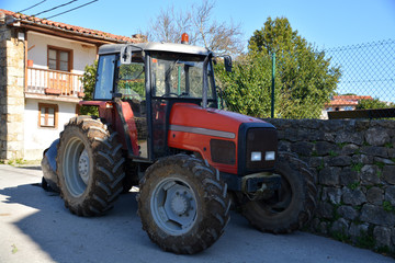 Obraz premium tractor agrícola