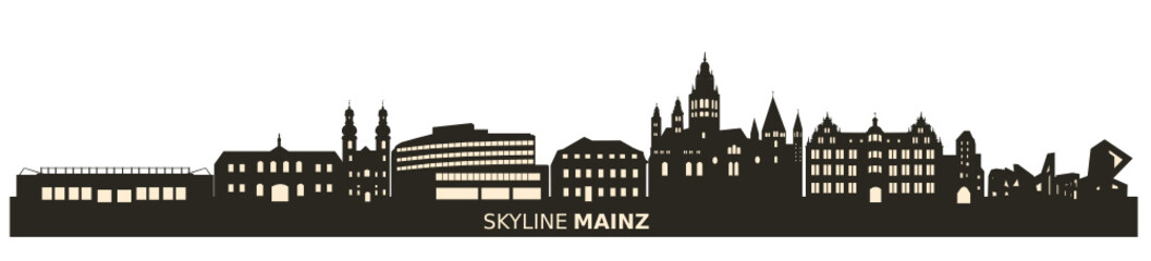 Obraz premium Skyline Mainz