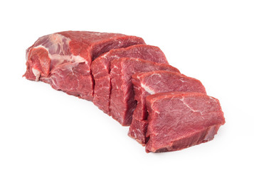 Raw beef meat