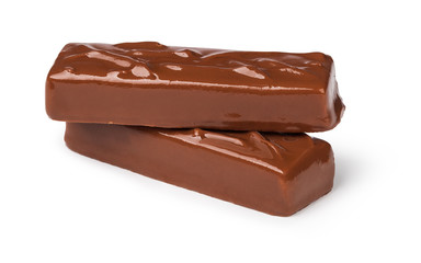 Closeup of chocolate bar