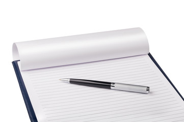 Naklejka premium Clip board and pen