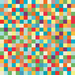 Pixel art style vector background
