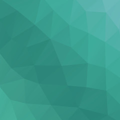 Green abstract polygon vector background