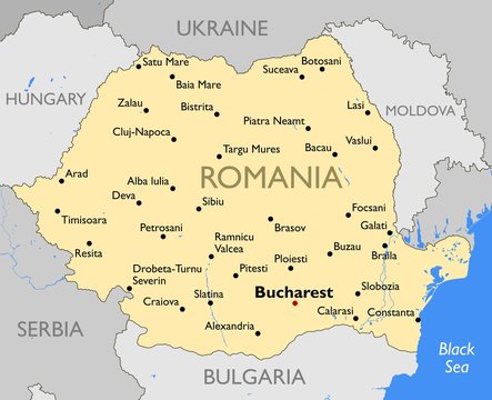 Romania Map