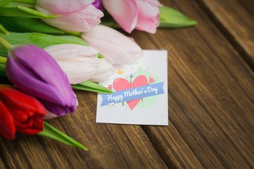 Composite image of mothers day greeting