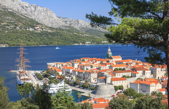 Old Town of Korcula, Korcula Island, Croatia