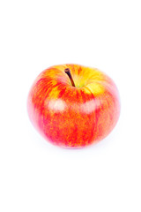 red apples isolated on white