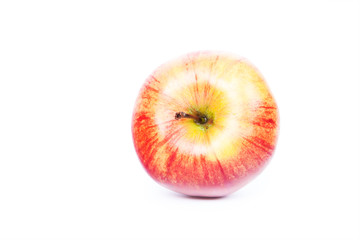 red apples isolated on white