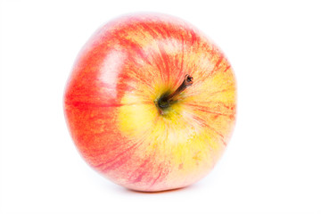 red apples isolated on white