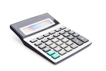 calculator on a white background