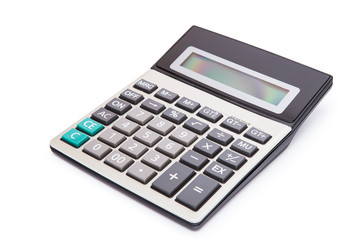 calculator on a white background
